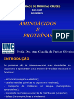 Aminoácidos e Proteínas - Ana