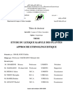 Etude Du Lexique Kabyle Des Plantes Approche Ethnolinguistique