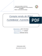 TP FLOMBAGE-flexion Deviee