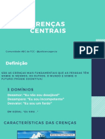 Crenças Centrais: Conteúdo Da Semana