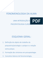 Fenomenologia Da Alma