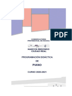 Programación de Piano 2020 2021