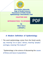 Epidemiology For MW