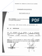 Comisión de Justicia: EN LO GENERAL: Se Aprueba La Reforma Al Artículo 2420 Del Código Civil Pa