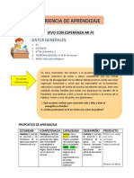 7 EXPERIENCIA DE APRENDIZAJE 3° y 4°RELIGIÓN