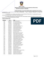 EDITAL 107/2022 Lista Retificada de Candidatos Desclassificados Na Fase Teste de Aptidao Fisica Município de Rosario - Maranhão