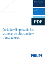 Cuidado y Limpieza de Transductores