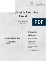 G7 - Audit Et Controle Fiscal