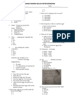 Soal Bahasa Inggris Kls 9 MTSN 2022