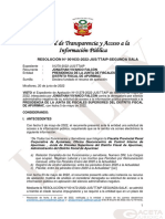 ¿La Planilla de Pagos de Una Fiscalía Es Información de Acceso Público?