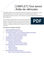 GUIDE COMPLET de Gestion de La Flotte