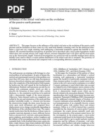 Influence of The Initial Void Ratio On The Evolution of The Passive Earth Pressure