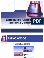 Estructura y Funciones de Proteínas y Enzimas