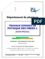 IPSA Polycopie TD Physique Des Ondes 1 2015-2016 v3