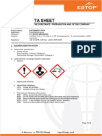 Safety Data Sheet: 1. Identification of The Substance / Preparation and of The Company / Undertaking