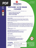 Sulphuric Acid Drain Cleaner