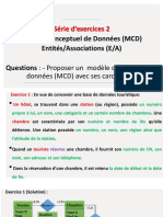 Exercices MCD Informatique