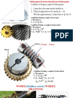 WEEK 6 WORM (Endless Screw) WHEEL DRAFTING