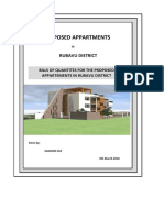 Element - 111 - 707-BILLS OF QUANTITIES FOR THE PROPOSED APARTMENT BUILDING