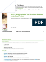 Jacket Type Structure - Modeling Loads Using Load Feature TRN03057-10001