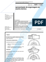 NBR 11534 - Representação de Engrenagem em Desenho Técnico