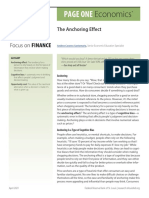 The Anchoring Effect - SE