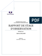 Rapport de Stage Initiation