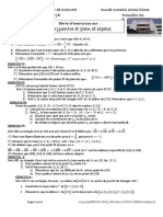 TD Calcul Vectoriel Et Barycentre de L'espace - 1S1 - 2022-2023