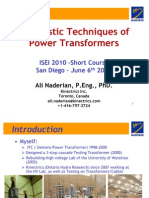 ISEI 2010-Diagnostics Techniques of Power Transformers