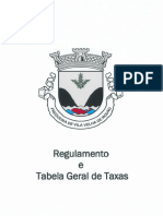 Regulamento e Tabela Geral de Taxas 2022