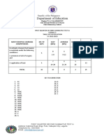 Q1 - Second Summative Test