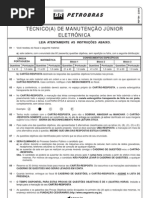 Prova 38 - Técnico de Manutenção Júnior - Eletrônica 2