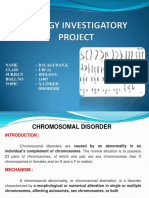 Chromosomal Disorder