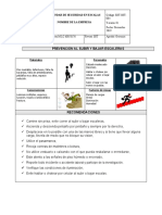 Estandar de Seguridad Escalas