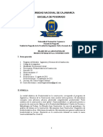 Syllabus - Productividad en La Construcción