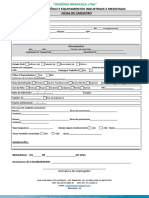 Ficha de Admissão Oxigenio Bragança