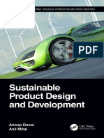 (Industrial Engineering - Challenges in Production and Service Industries) Anoop Desai, Anil Mital - Sustainable Product Design and Development-CRC Press (2020)