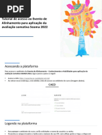 Tutorial de Acesso Ao Evento de Alinhamento Somativa 2022 - Seama