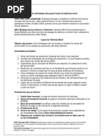 Carta de Actividades Del Puesto Coach de Telefonía Móvil