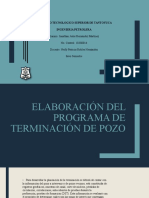 Elaboración Del Programa de Terminación