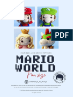 Mario World Amigurumi Pattern - Maria Rojas