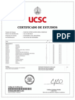 Certificado de Estudios