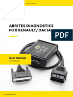 Abrites Diagnostics For Renault Dacia User Manual