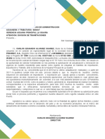 Carta Actualizacion