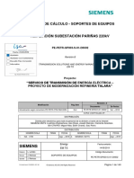 Memoria de Cálculo - Soportes de Equipos: Siemens