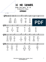 Partitura Soprano Crê No Senhor