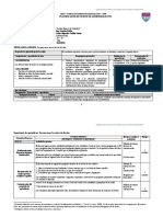 Planificador Sesión de Aprendizaje - Vicios de Dicción