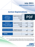 2011 July EHR Monthly Report