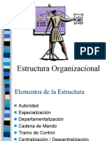 Estructura Organizacional