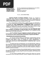 Solicitud Nombramiento Juez Arbitro